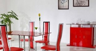 Phá Cách Với Phòng ăn Gam Màu đỏ Chủ đạo