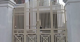 Mẫu Cửa Cổng Sắt Hộp 4 Cánh đẹp